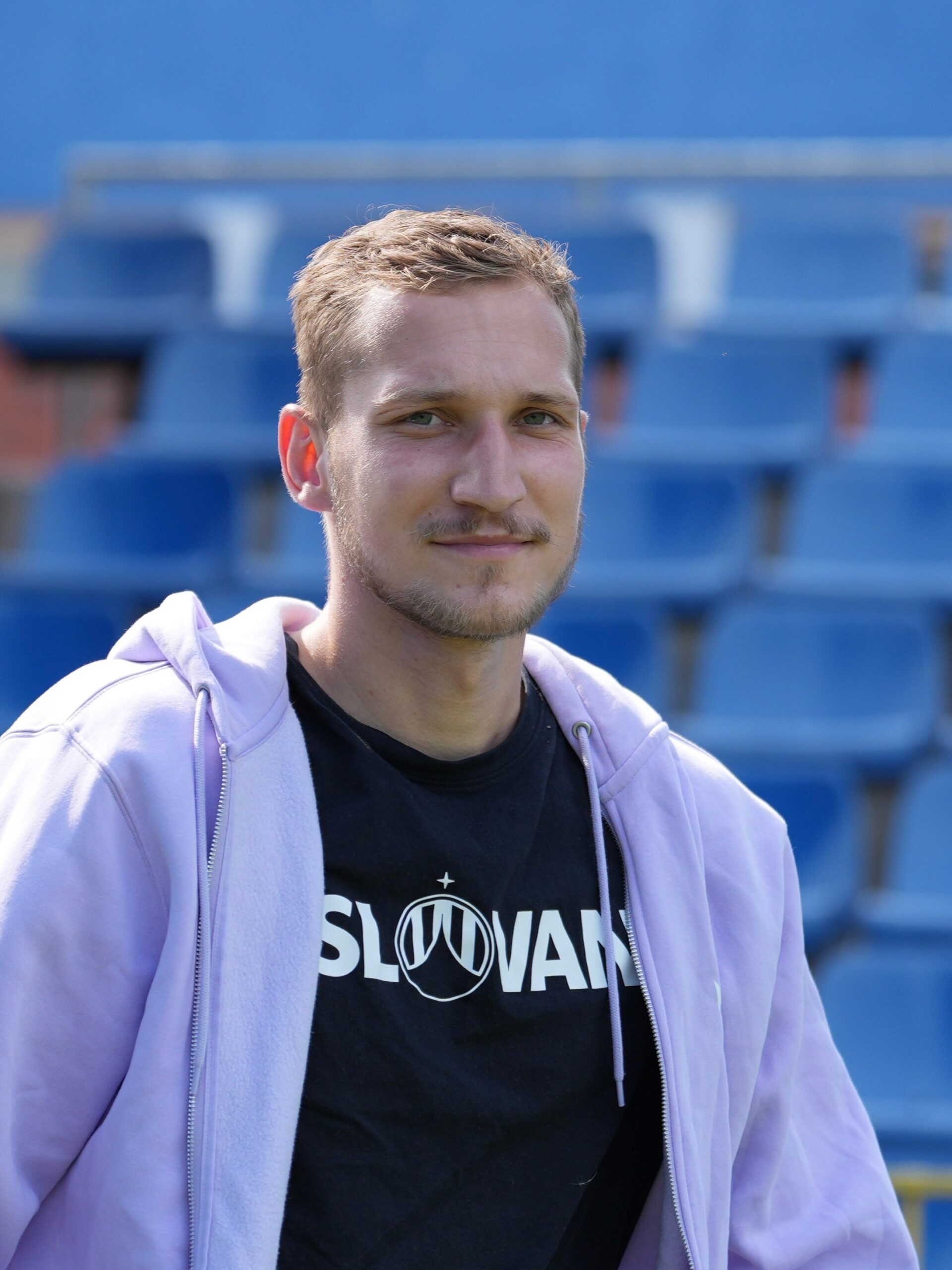 Raimonds Krollis przed meczem FK Mladá Boleslav – FC Slovan Liberec w 1. kolejce Chance Ligi 2025/26.