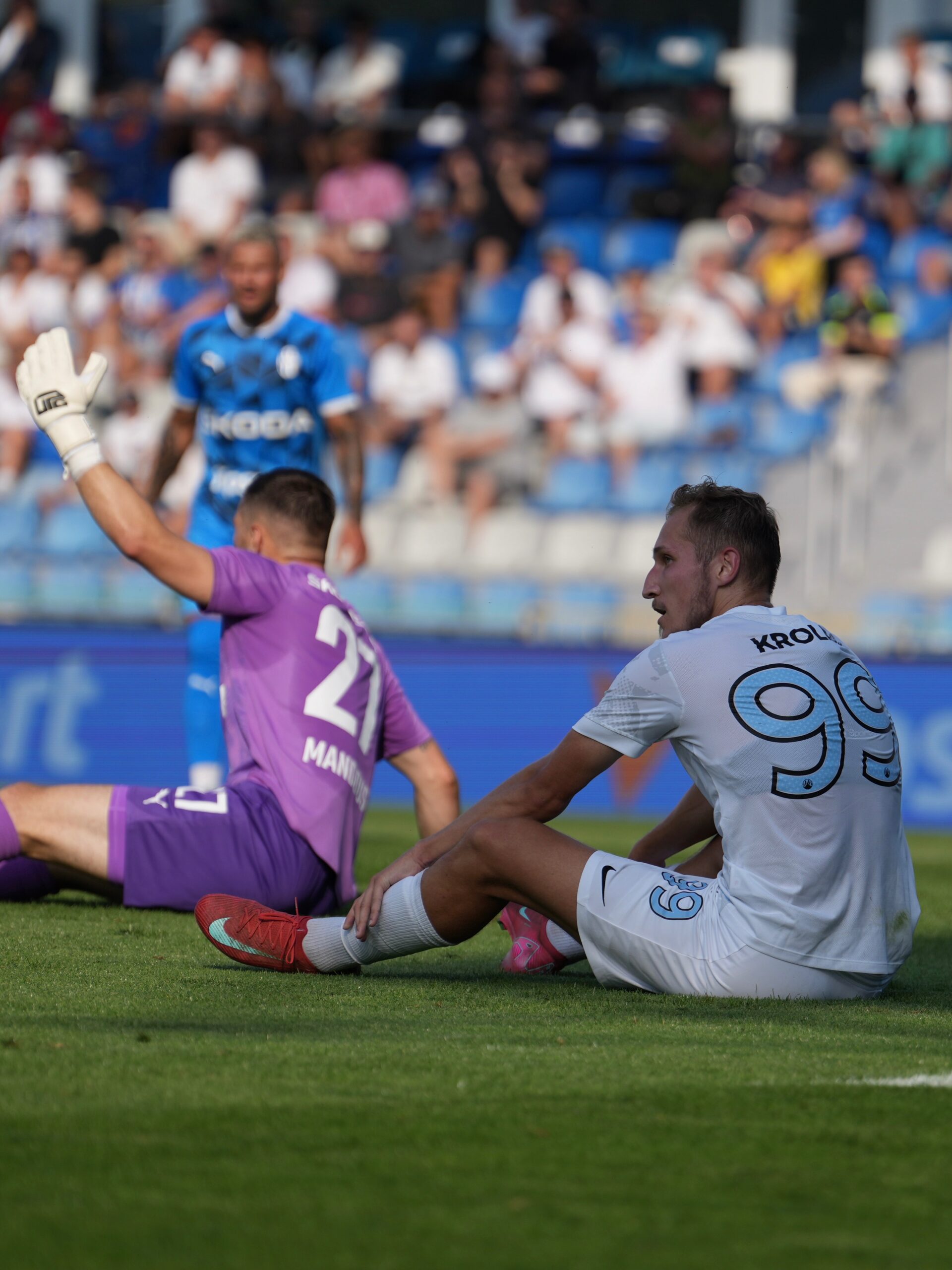Raimonds Krollis FK Mladá Boleslav – FC Slovan Liberec w 1. kolejce Chance Ligi 2025/26.