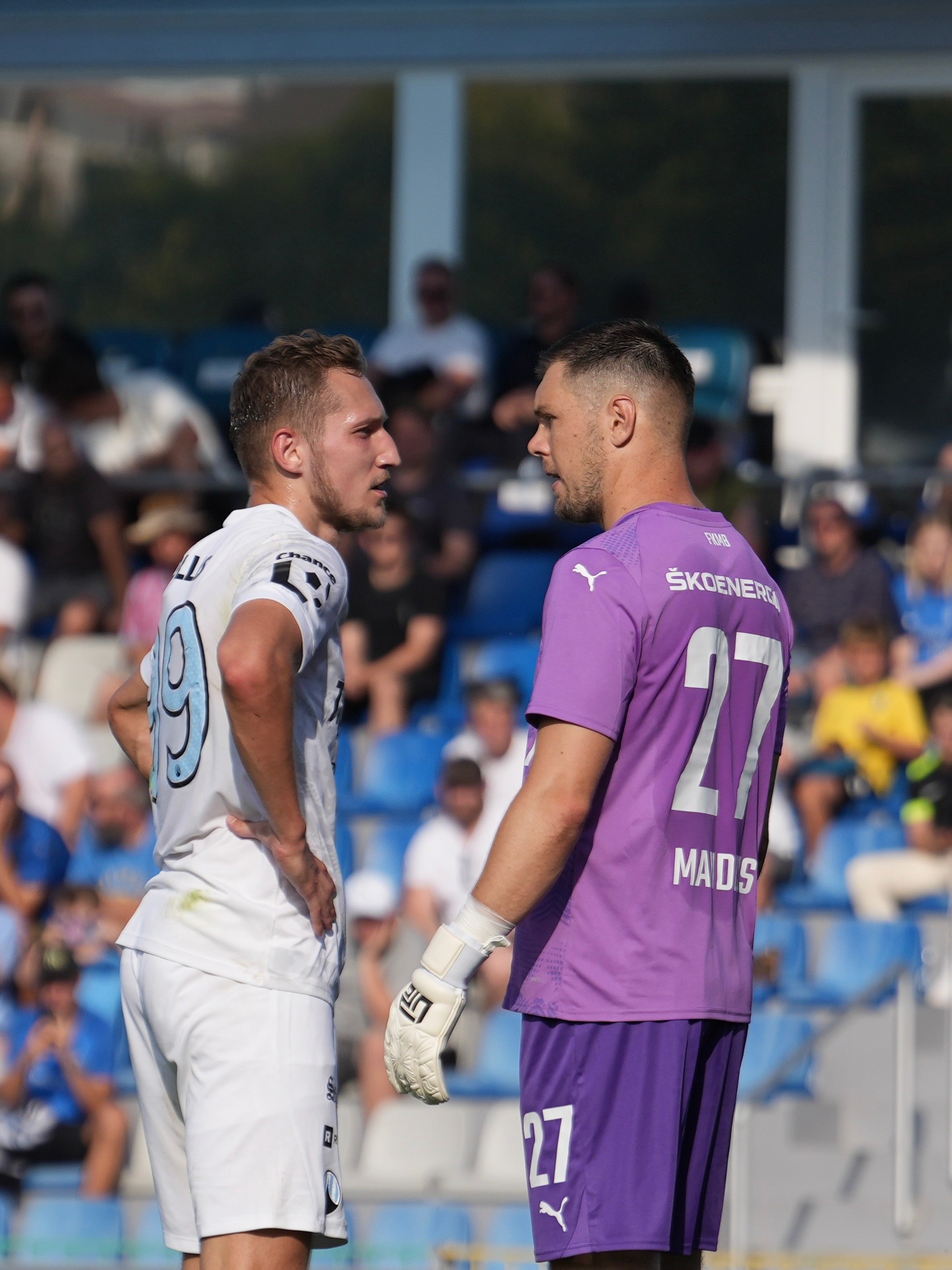 Raimonds Krollis FK Mladá Boleslav – FC Slovan Liberec w 1. kolejce Chance Ligi 2025/26.