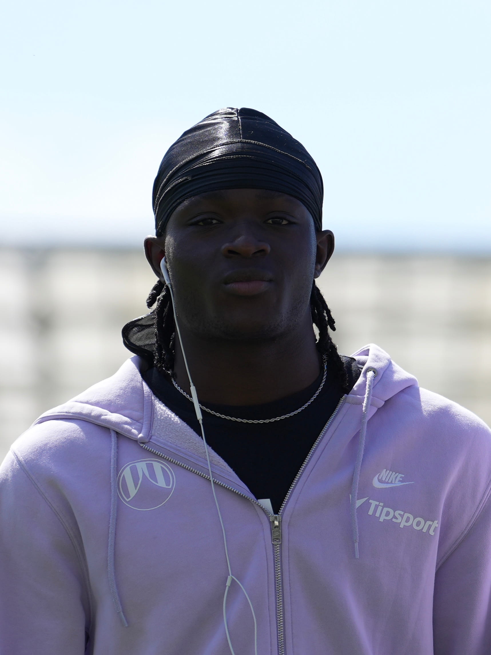 Portrait of Toumani Diakite before the North Bohemian Derby between FK Jablonec and FC Slovan Liberec