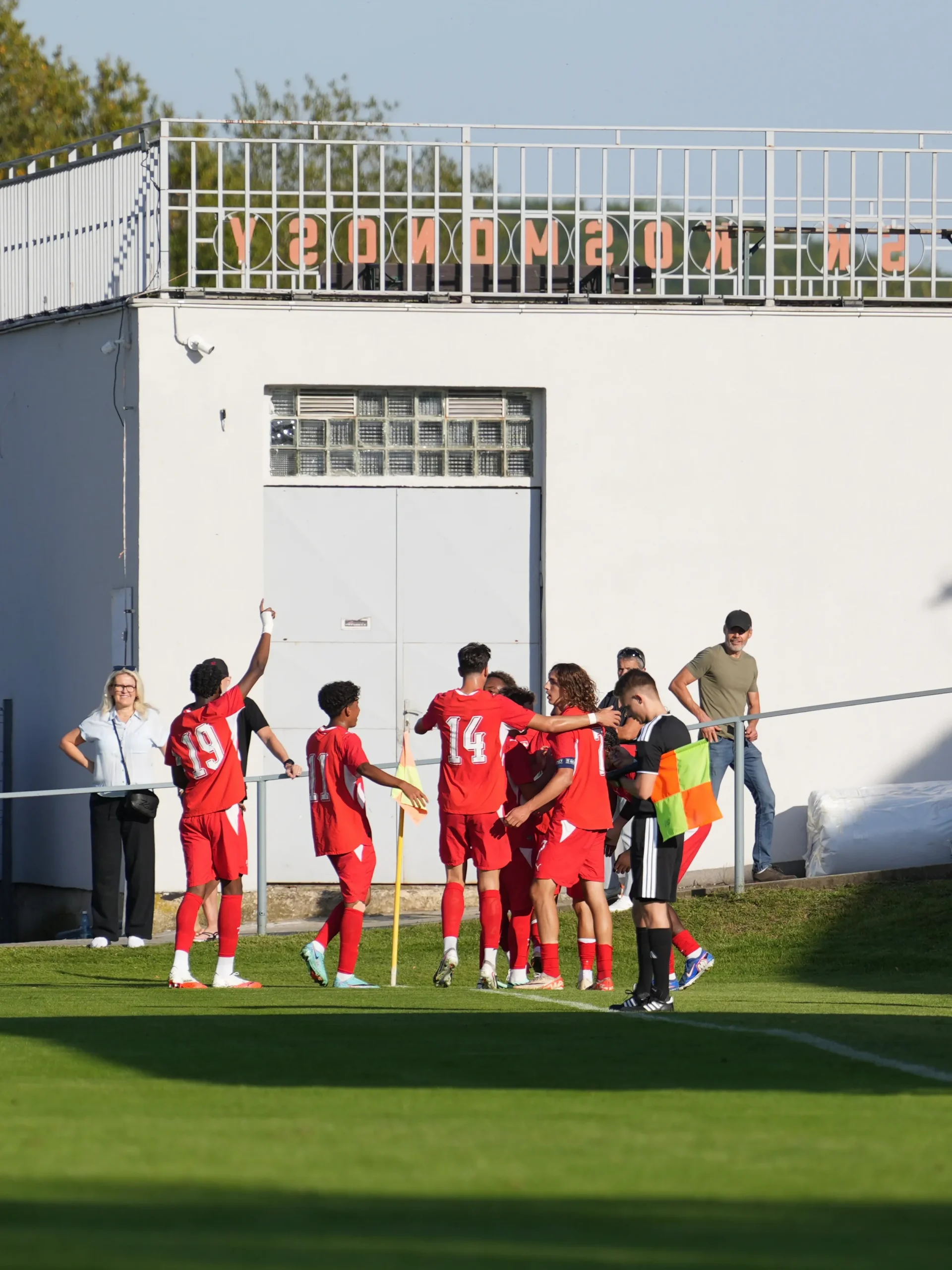 Silvio Iuliano, Swiss U18 national team footballer, during the Czechia U18 vs Switzerland U18 match, football photography by bizy26photo.